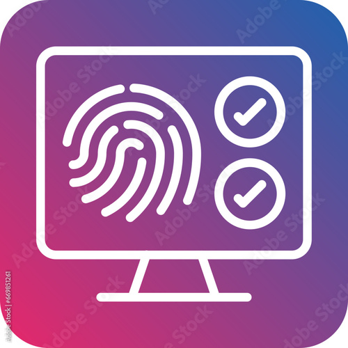 Biometrics Icon Style