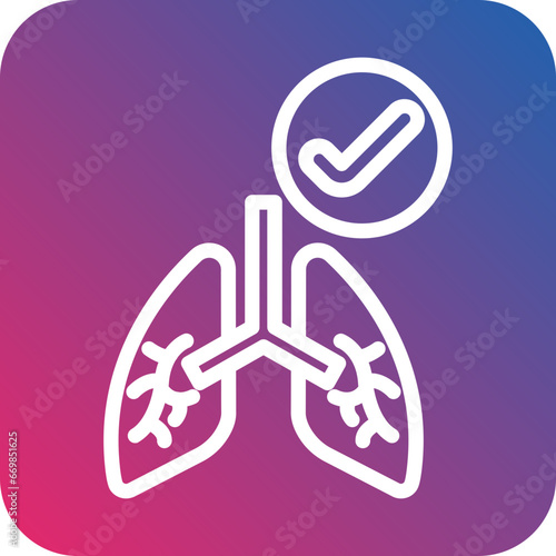 Respiratory Care Icon Style