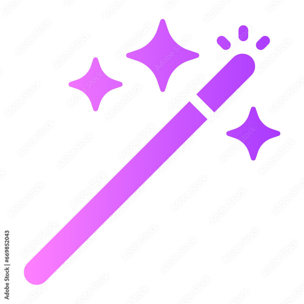 magic wand Gradient icon