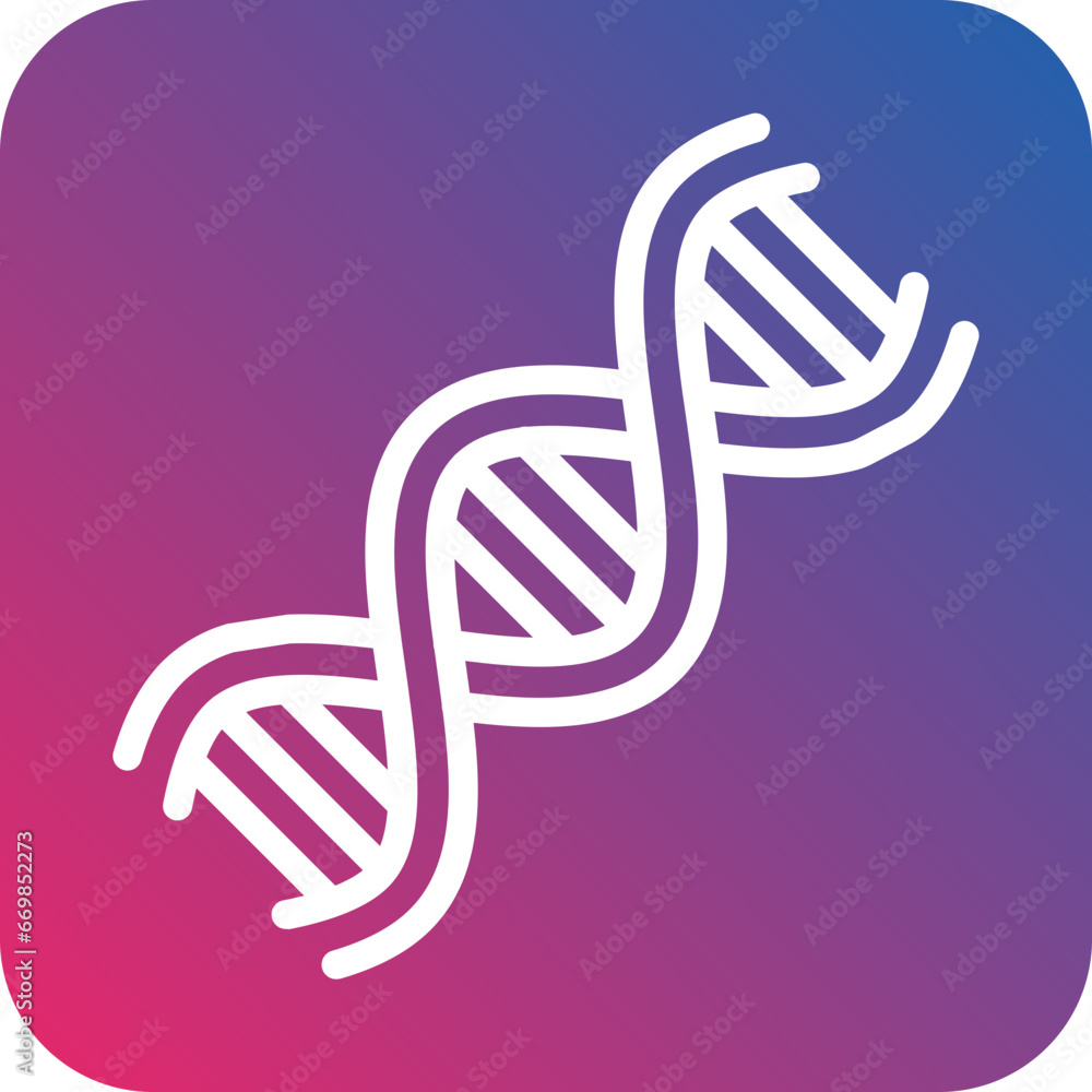 DNA Icon Style DNA Icon Style