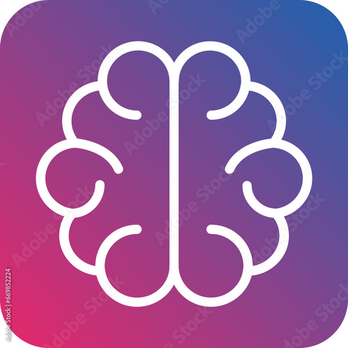 Brain Icon Style