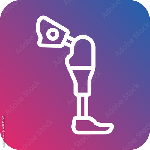 Smart Prosthesis Icon Style