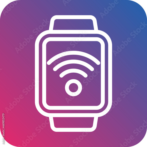 Smart Watch Icon Style