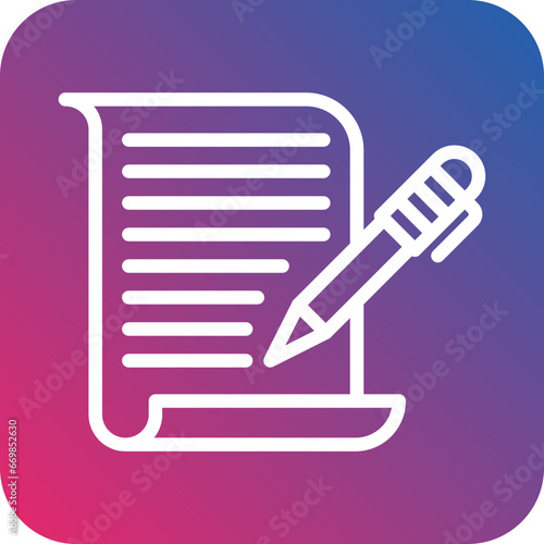 Copywriter Icon Style