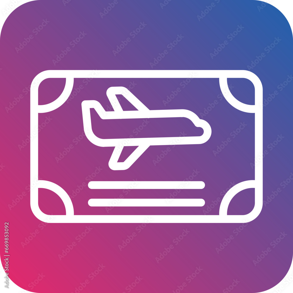 Frequent Flyer Program Icon Style Frequent Flyer Program Icon Style