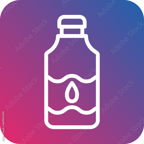 Water Bottle Icon Style