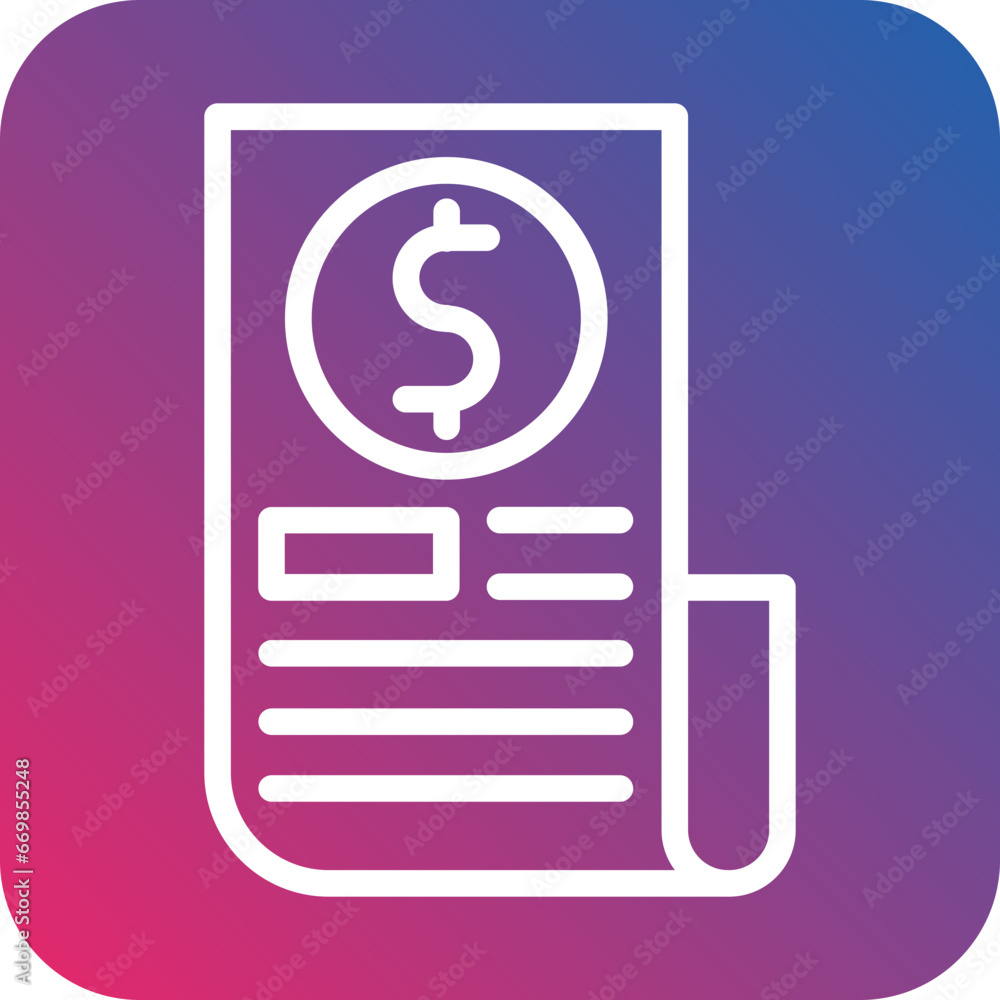 Split Bills Icon Style Split Bills Icon Style