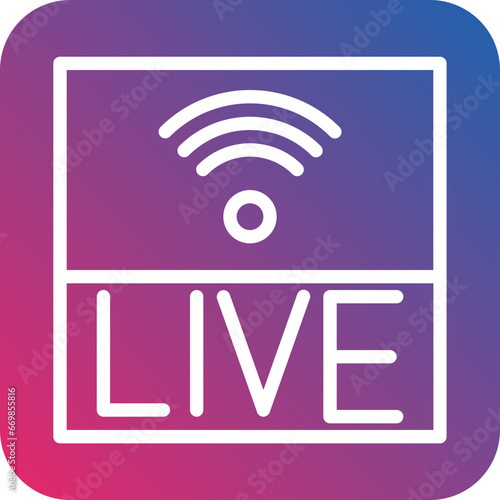 Broadcaster Icon Style