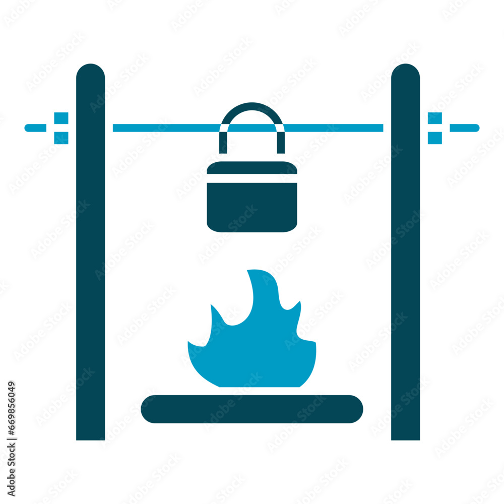 Fototapeta premium camp fire