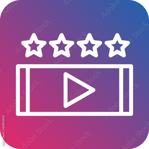 Video Review Icon Style