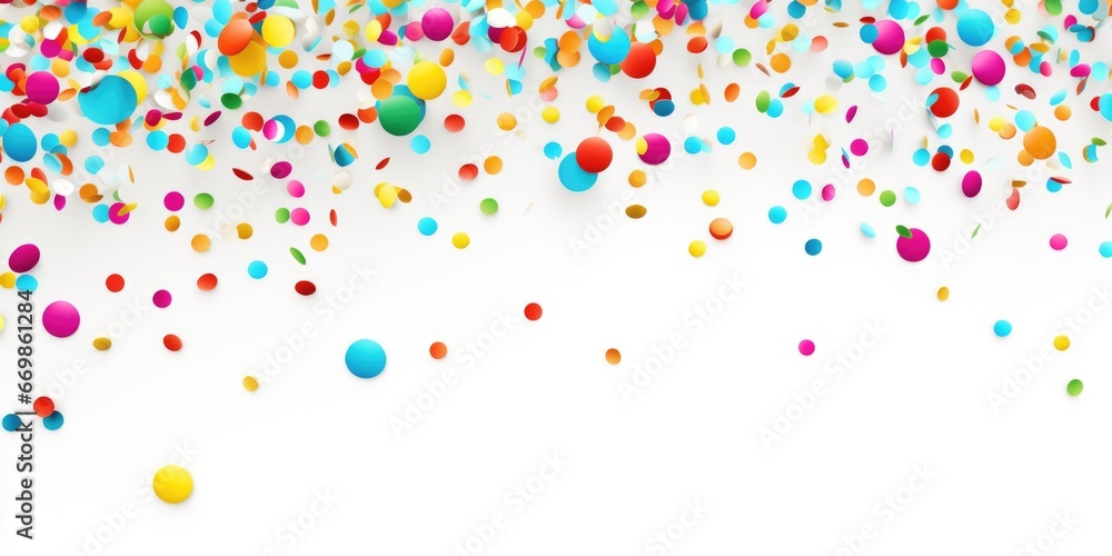 A vibrant collection of balloons floating in the air. Perfect for adding a touch of joy and celebration to any project A vibrant collection of balloons floating in the air. Perfect for adding a touch of joy and celebration to any project