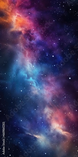 An image depicting a space filled with numerous stars and nebulas. This picture can be used to represent the vastness and beauty of the universe