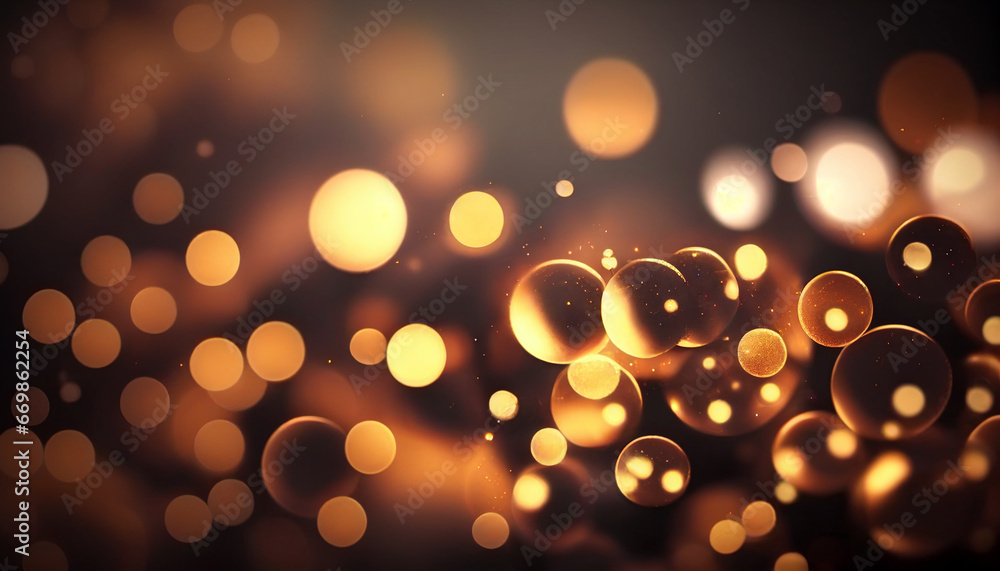 Bokeh lights and glitter set against a Christmas backdrop Bokeh lights and glitter set against a Christmas backdrop