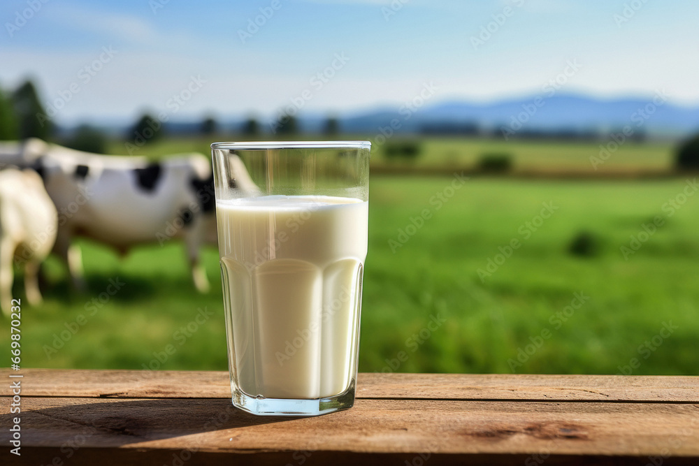 Fresh milk in glass on nature background. Fresh milk in glass on nature background.