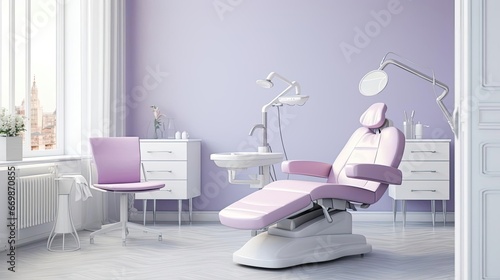 Interior of a modern dental clinic