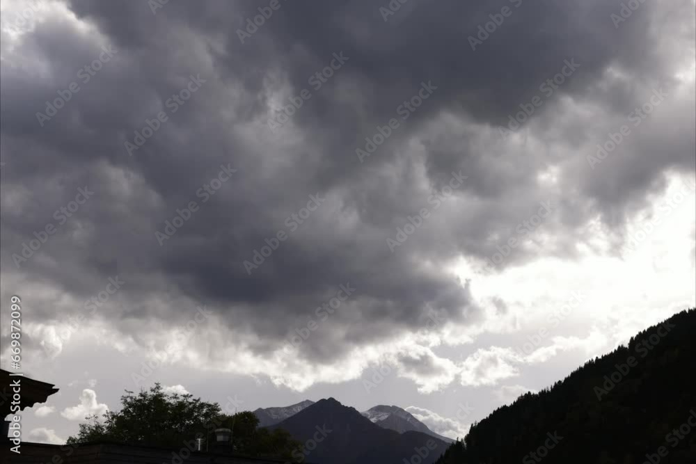 Thunderclouds in Zell am See, Pinzgau Thunderclouds in Zell am See, Pinzgau