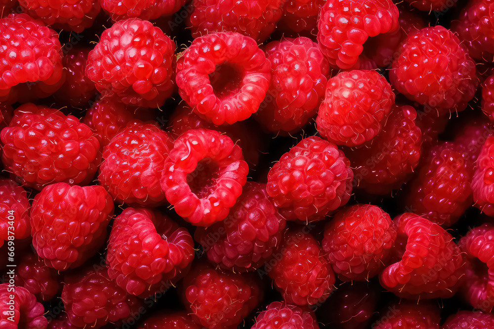 seamless background of many beautiful and shiny raspberry, top view. seamless background of many beautiful and shiny raspberry, top view.