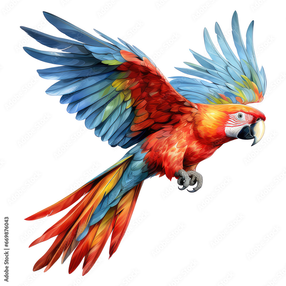 Obraz premium macaw flying