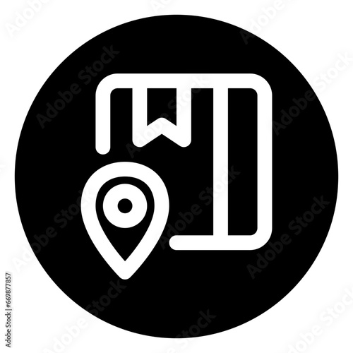 shipment glyph icon