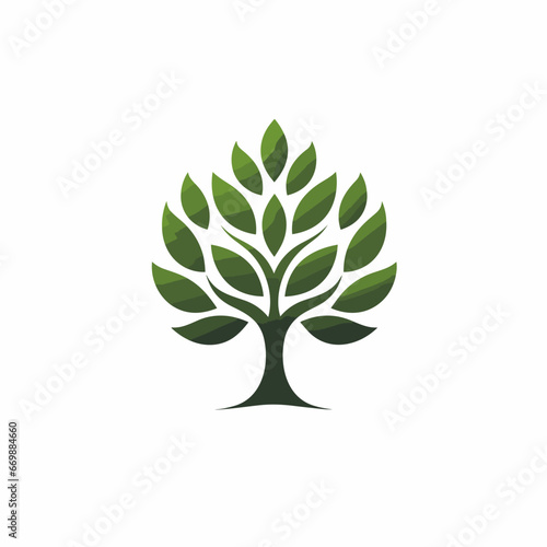 Reporting service filled gradient logo. Business consulting. Data analyst. Tree symbol. Design element. Created with artificial intelligence. Ai art for corporate branding, online tool