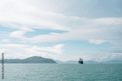 Hong Kong island and sea