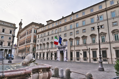 Canvastavla Roma, palazzo Chigi e Montecitorio