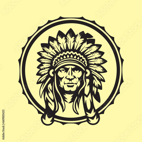 Apache Vector Image, Logo, Art And Design