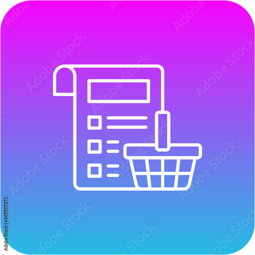 Shopping List Icon