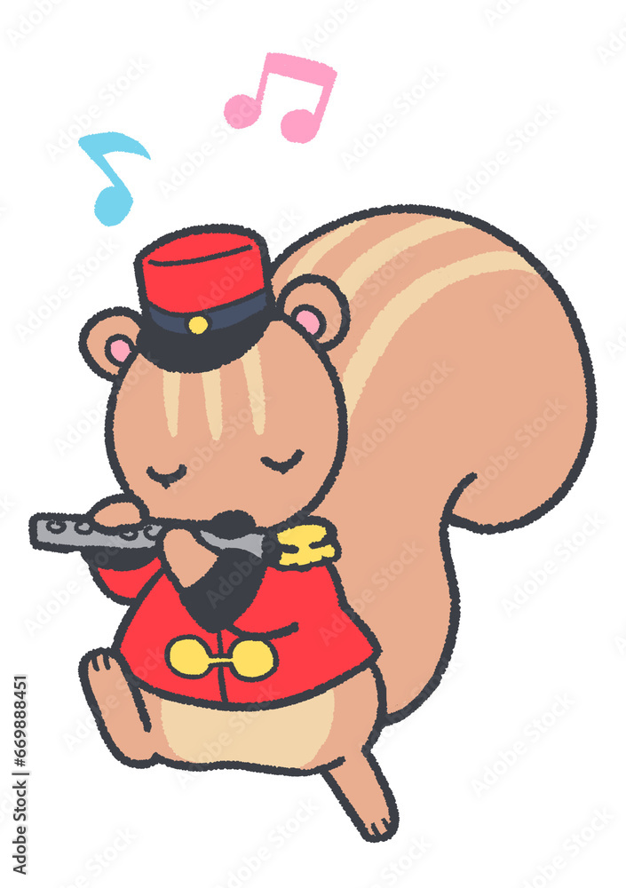 マーチングのリス マーチングのリス