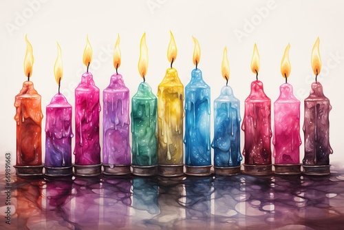 candles in the church