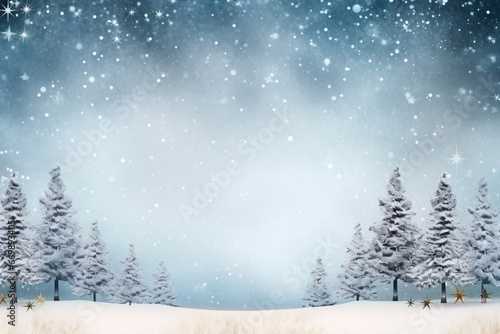 Winter Christmas Postcard Banner with Copy Space © Christian Unger