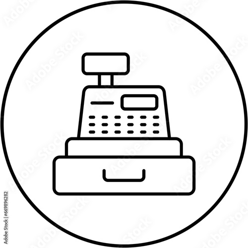 Cashier Machine Icon