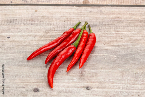 Hot and spicy chili pepper