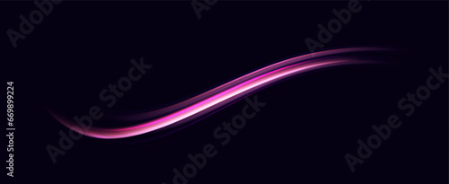 Neon speed lines. Dynamic light motion traces. Light trace wave, trace line.	
Neon swirls.