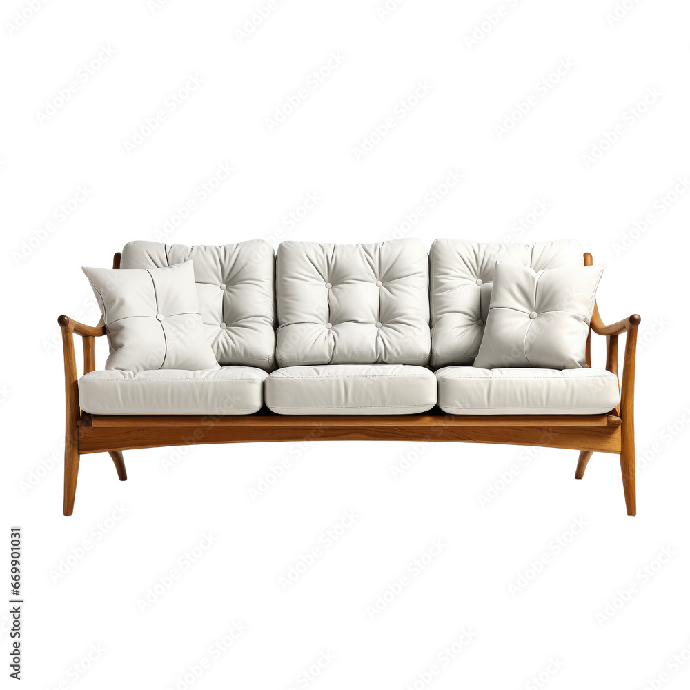 Obraz premium Modern sofa on pure white background - 1