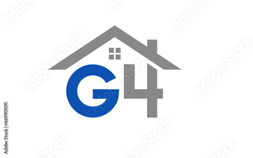 Initial g4 home logo template