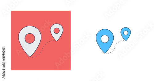 Distance Vector Icon