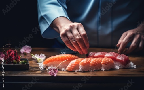 Experienced Sushi Chef Sashimi Artistry