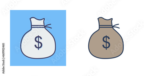 Money Bag Vector Icon
