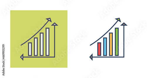 Ascending bar Vector Icon