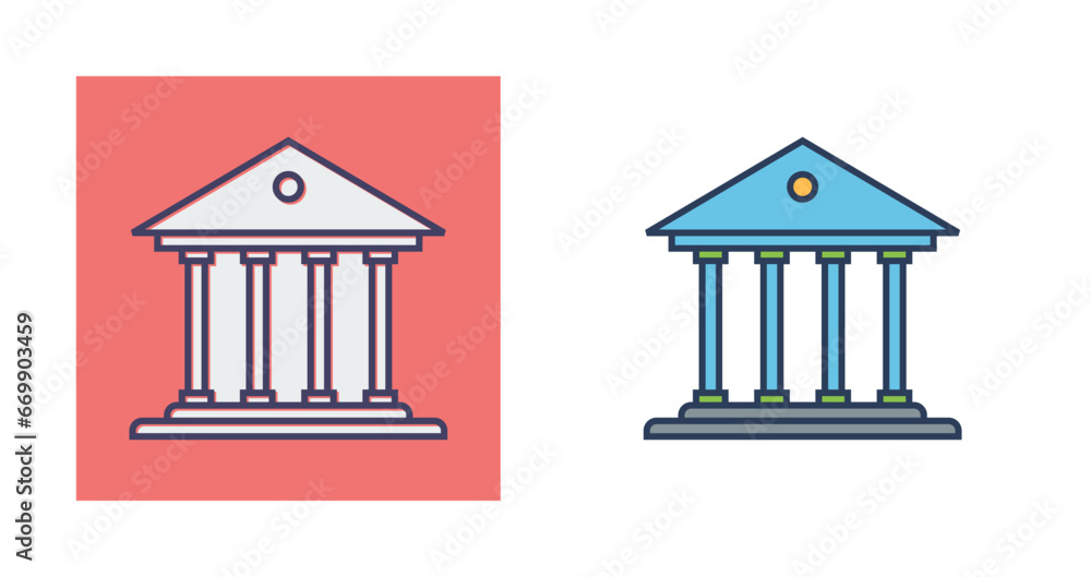 Bank Vector Icon Bank Vector Icon