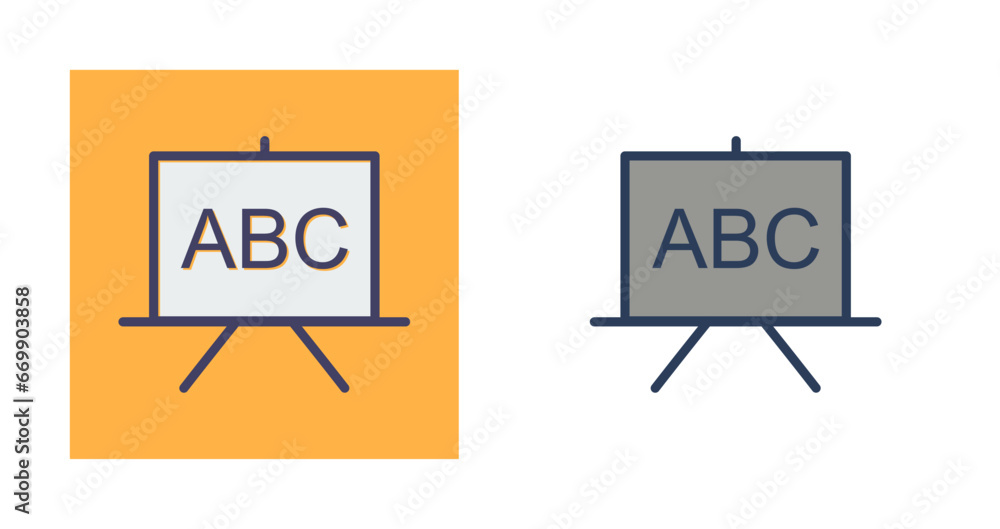 Black Board Vector Icon Black Board Vector Icon