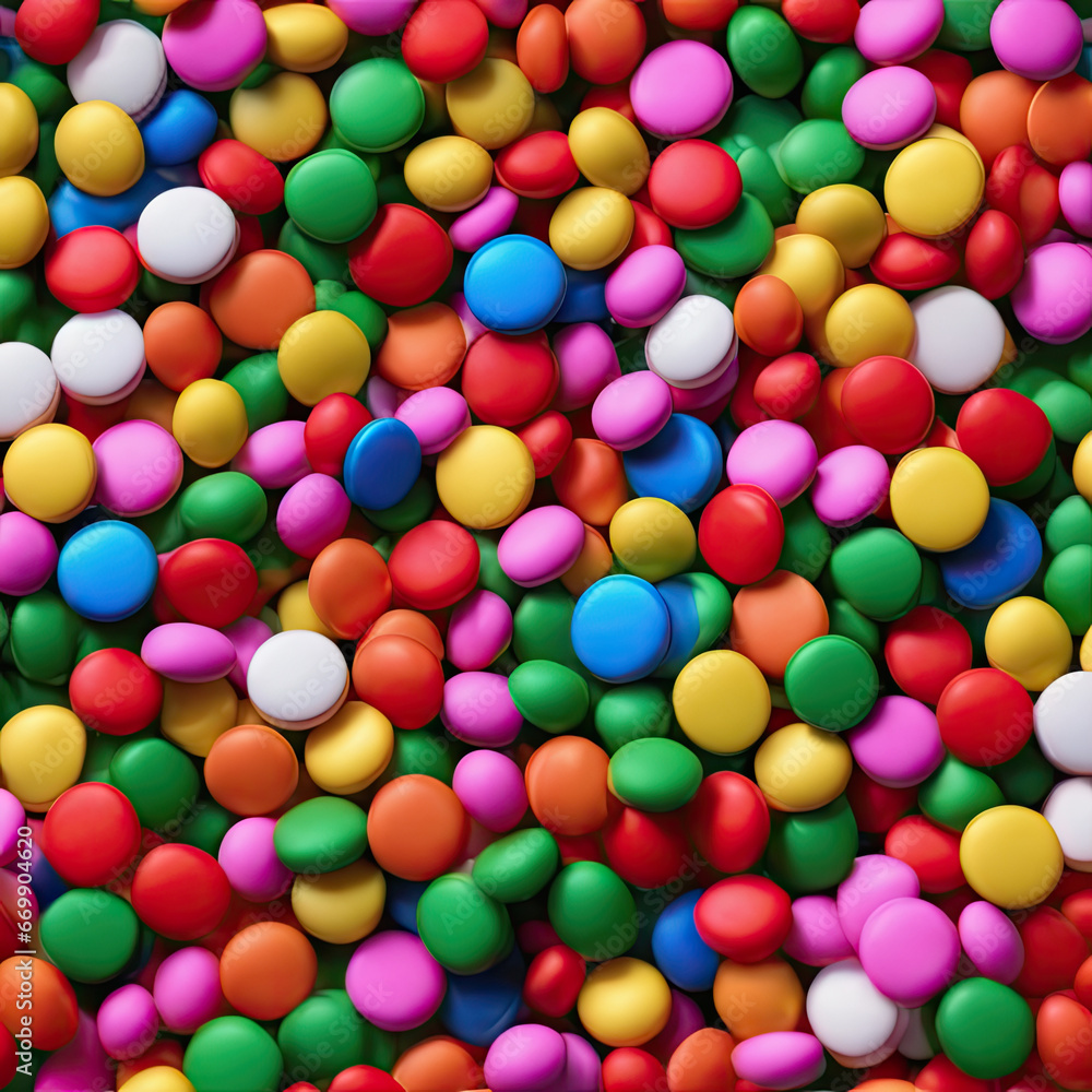 pattern of multi-colored tablets - candies pattern of multi-colored tablets - candies