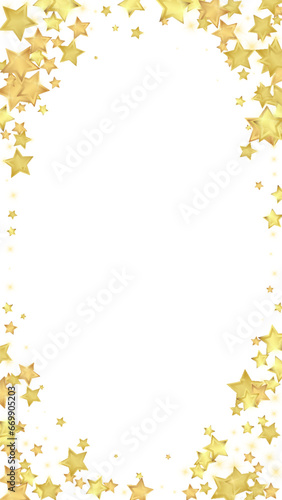 Magic stars vector overlay.  Gold stars scattered