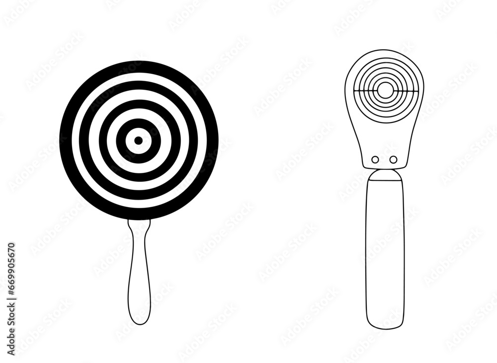 Keratoscope. One line Keratoscope. One line