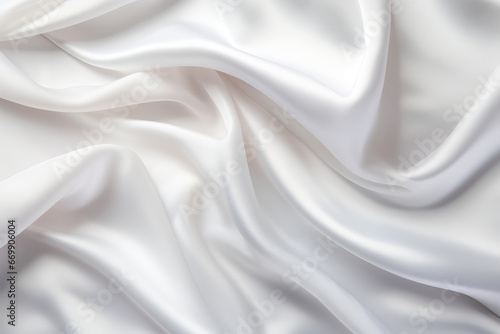 white satin fabric folds