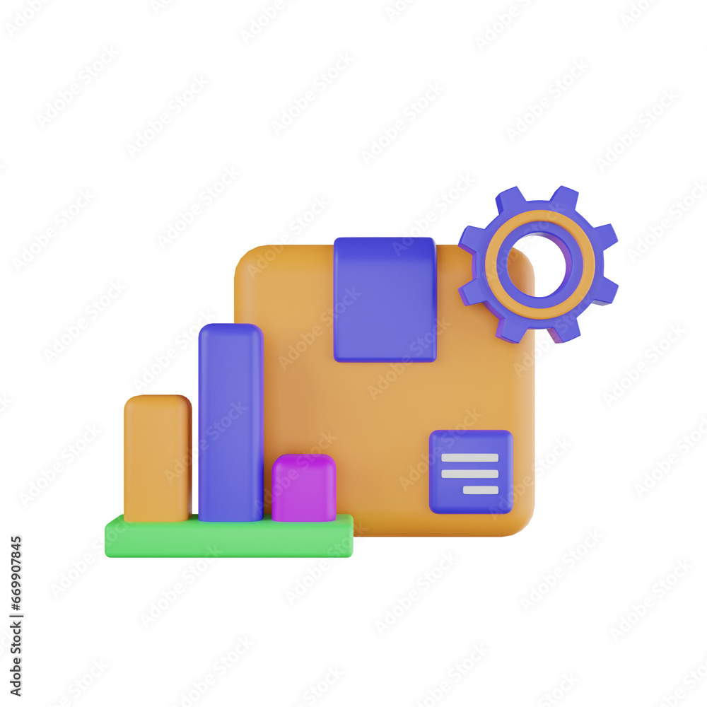 Product ManagementC 3D illustrations Product ManagementC 3D illustrations