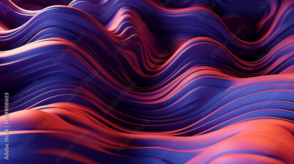 Fototapeta premium 3D abstract art, background wallpaper
