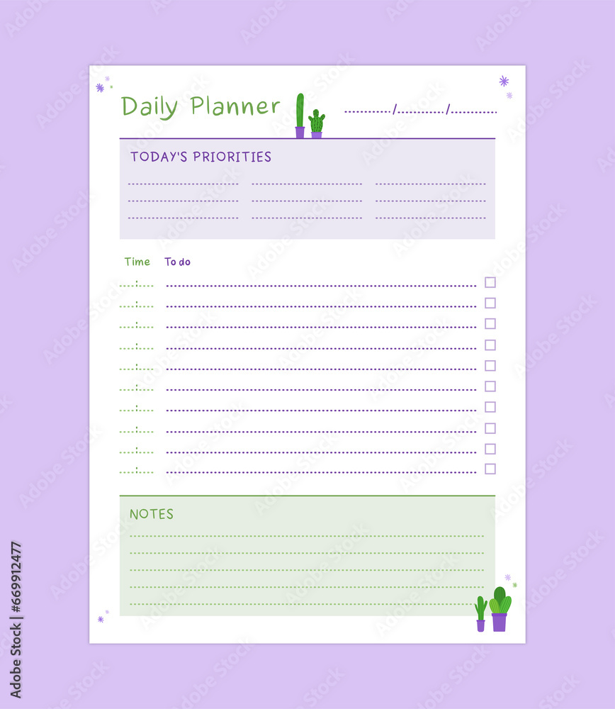 daily planner, vectoriel, agenda daily planner, vectoriel, agenda