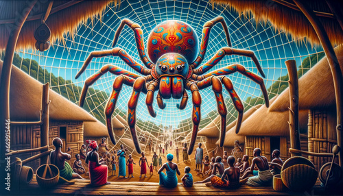 Anansi's Web of Wit: Tales of the Clever Trickster Spider God photo